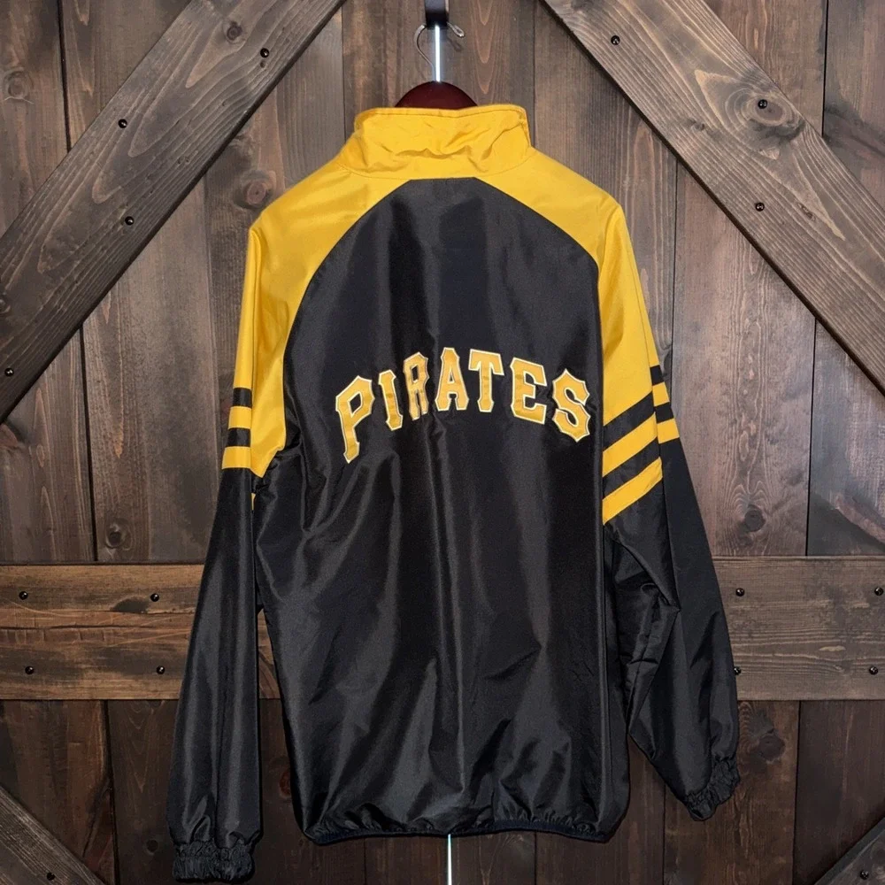 Pittsburgh Pirates‎ Jacket Men's Size L Pullover Windbreaker GIII Carl Banks